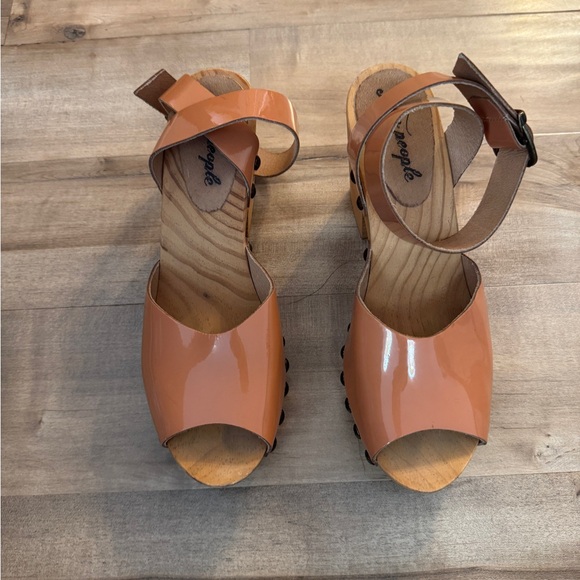 Free People Pasadena Clogs Wrap Ankle Women’s 40 EU 9.5 US - Picture 2 of 10